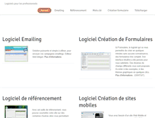 Tablet Screenshot of logiciels-professionnels.com